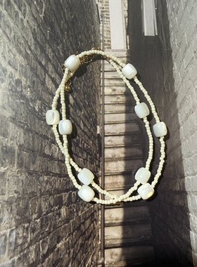 【白月光】原创项链设计天然白蝶贝项链女小众高级百搭精致礼物