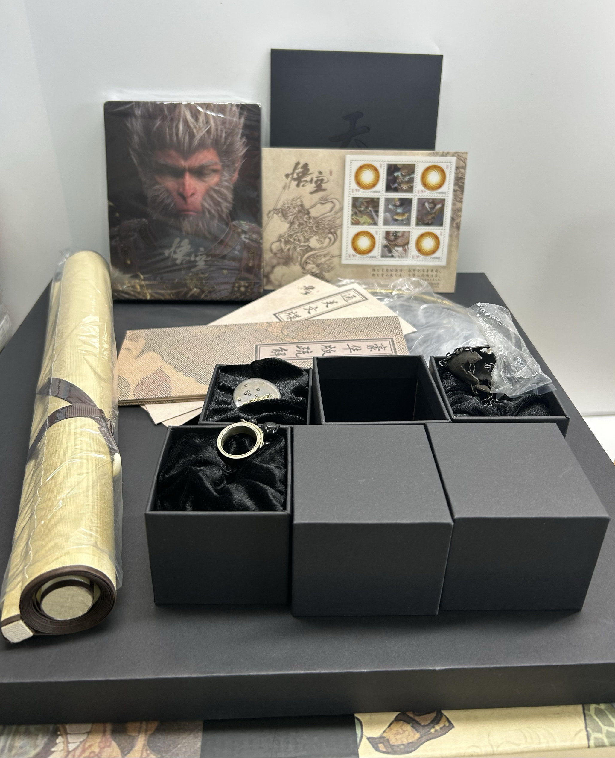 现货黑神话悟空全套纪念邮票实体豪华版限量猴子收藏版升值潜力大