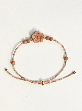 桃花手绳闺蜜桃木转运本命年