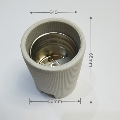 改装E27转E40灯头转换灯座e40大螺口灯泡灯口底座大螺纹铸铁灯座 - 图2