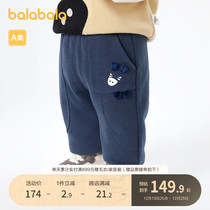(Mall same section) Balabala childrens clothing Baby winter casual pants baby Long pants boy winter clothing 2023 new
