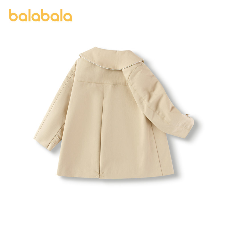 巴拉巴拉童装儿童风衣女童上衣小童外套英伦风秋冬装潮洋气时尚,淘宝优惠券,粉丝福利购,淘宝优惠卷