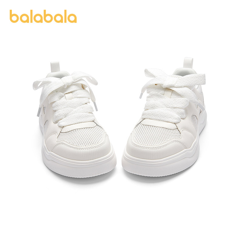 巴拉巴拉童鞋儿童板鞋女童低帮透气小白鞋透气百搭2025夏季潮鞋子,淘宝优惠券,粉丝福利购,淘宝优惠卷