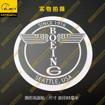 Boeing Company Classic logo Air badge Glossy Waterproof Personality Car Sticker suitcase Sticker Slide Sticker Tide Sticker A