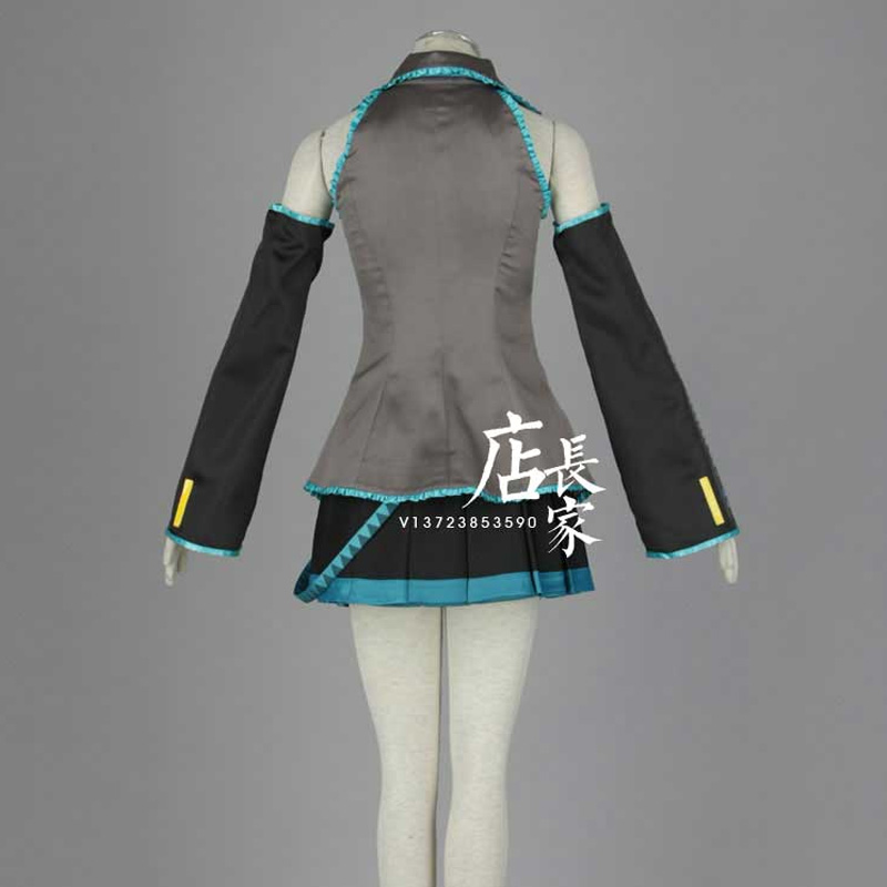 日本动漫miku女童COSPLAY服装初音未来COS服女装公式服衣服裙子-图0