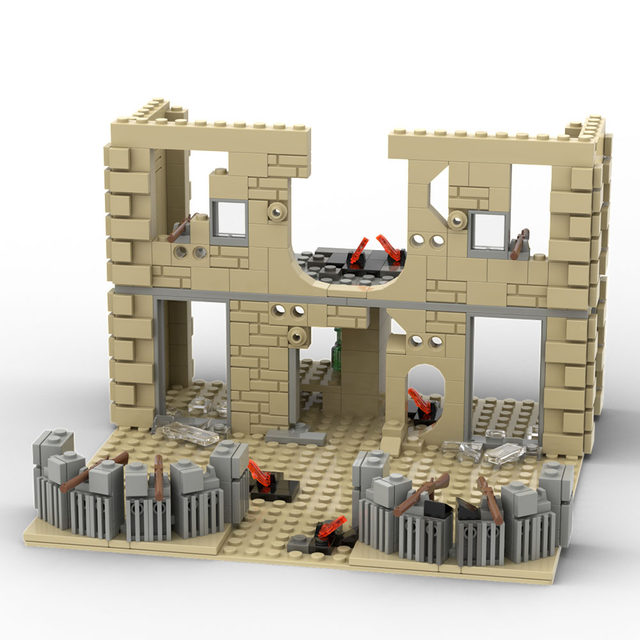 2023 new small particle building blocks for men and boys military