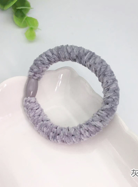 复古高弹力加粗皮筋防滑发圈