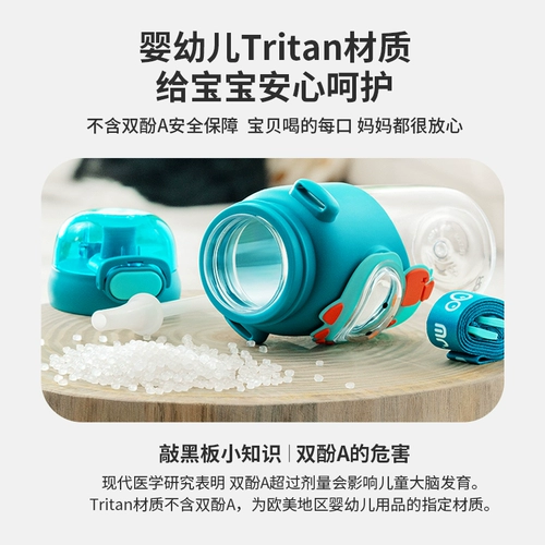 Детская трубочка со стаканом для школьников для мальчиков, летний чайник для детского сада