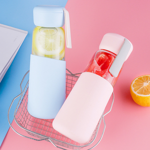 玻璃水杯简约便携水瓶