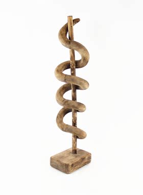 厂家销售原创手工制作木质工艺品桌面玄关装饰创意抽象造型摆件