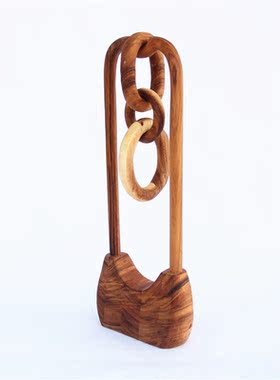 厂家销售原创手工制作胡桃木玄关装饰摆件天秤造型家居桌面工艺品