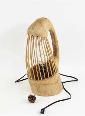 浪漫温馨木质工艺灯民宿酒店创意灯餐厅网吧酒吧咖啡厅灯具装饰品