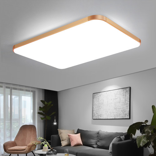 led客厅灯简约现代长方形吸顶灯卧室灯大气房间家用阳台餐厅灯具 - 图1