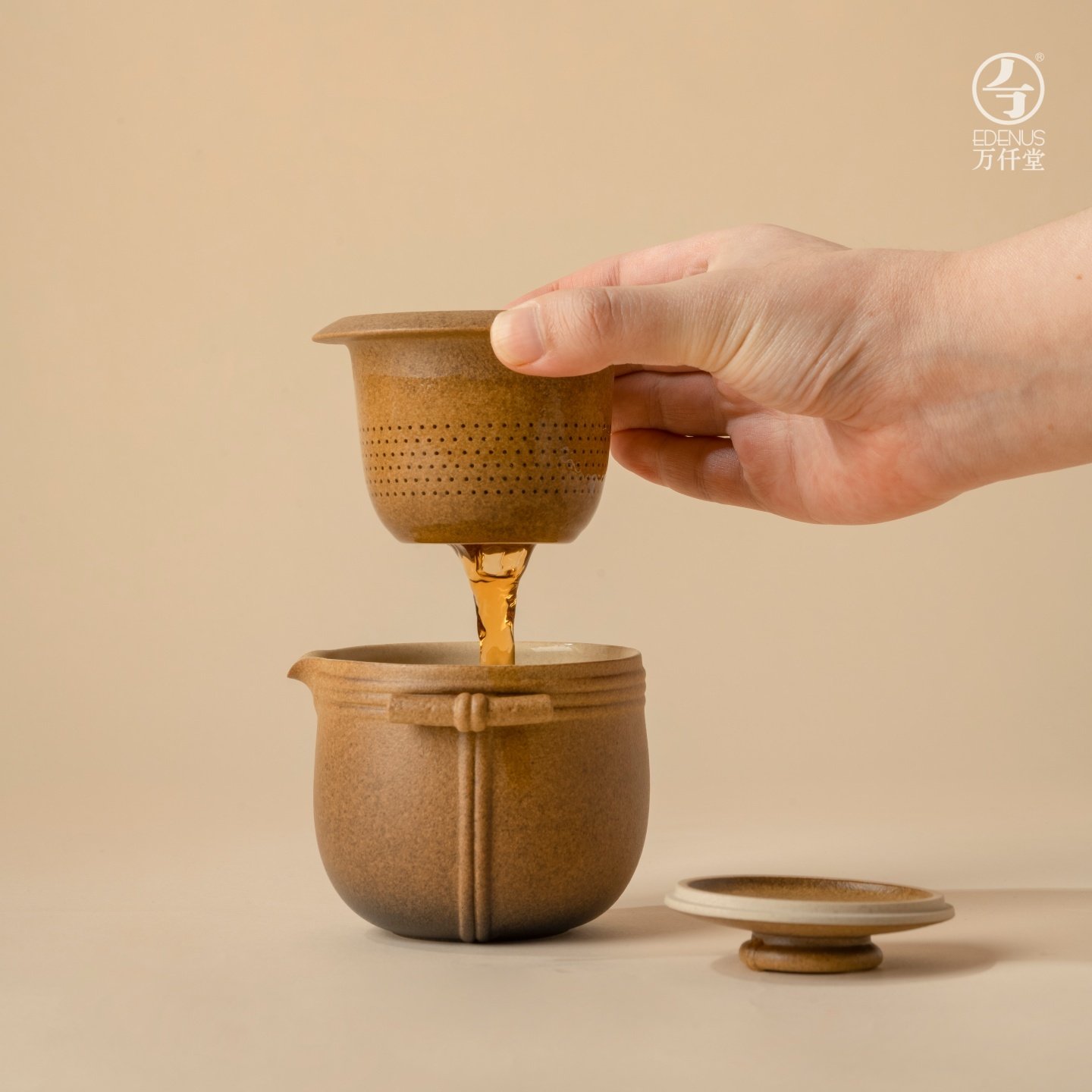 万仟堂旅行快客杯茶杯功夫茶具套装一人户外便携泡茶壶汉风茗器,淘宝优惠券,粉丝福利购,淘宝优惠卷