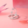 S925 sterling silver cat claw ring female niche design advanced opening adjustable silver ring gift for girlfriend