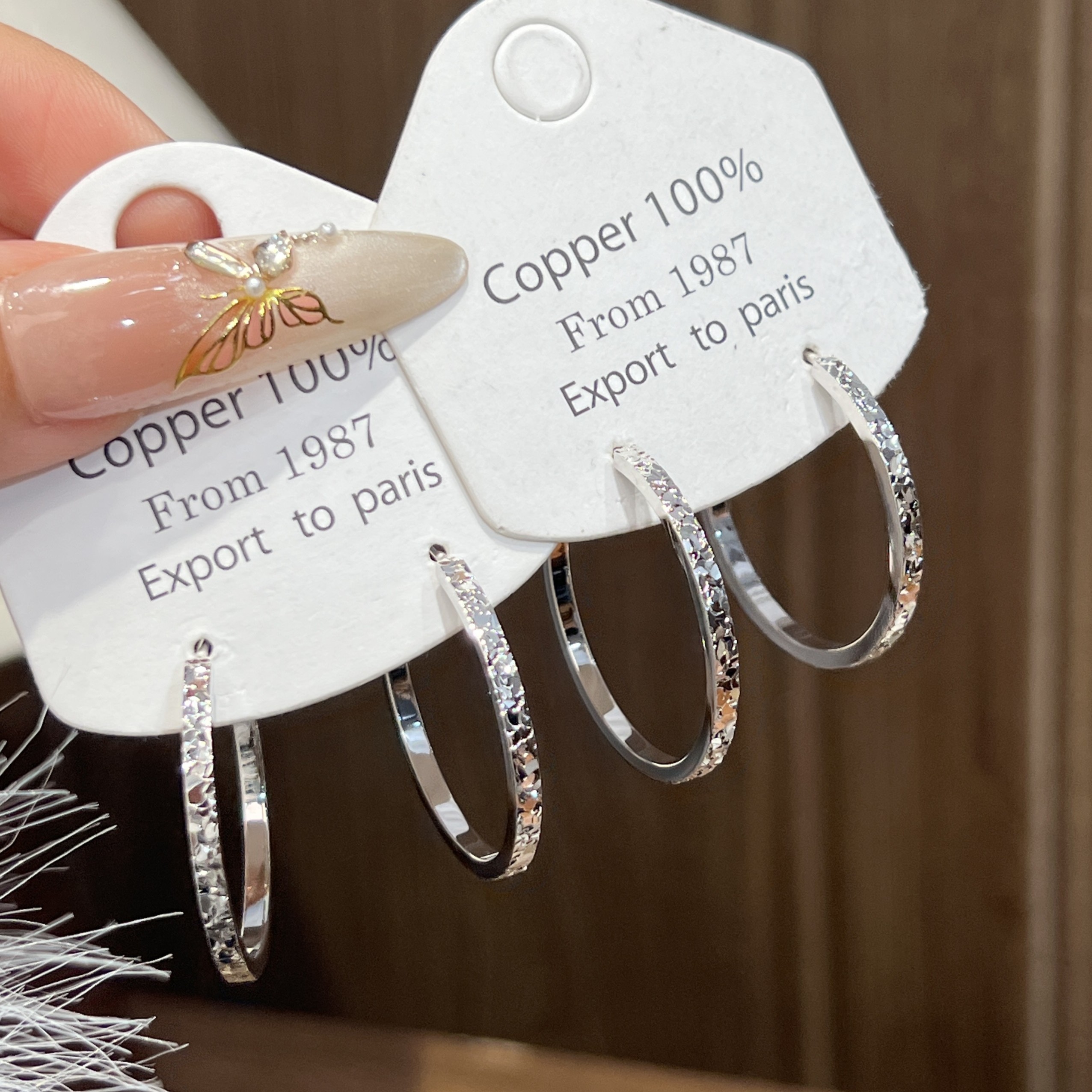 禧笑S925碎冰冰C字纯银耳钉女小众设计感耳环耳饰女友闺蜜礼物,淘宝优惠券,粉丝福利购,淘宝优惠卷