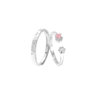 S925 sterling silver cat claw ring female niche design advanced opening adjustable silver ring gift for girlfriend