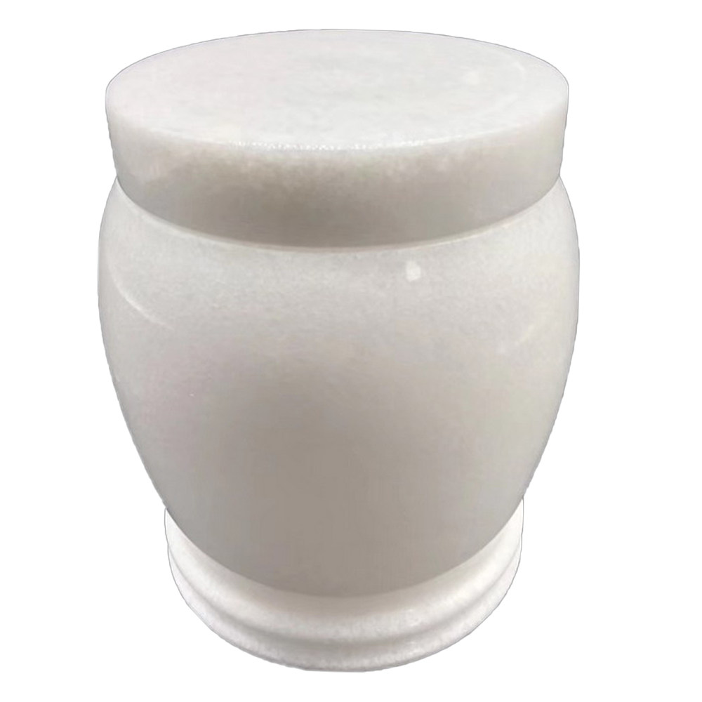 汉白玉港式骨灰坛罐玉石骨灰盒骨灰盅大号小号非陶瓷高档殡葬用品,淘宝优惠券,粉丝福利购,淘宝优惠卷