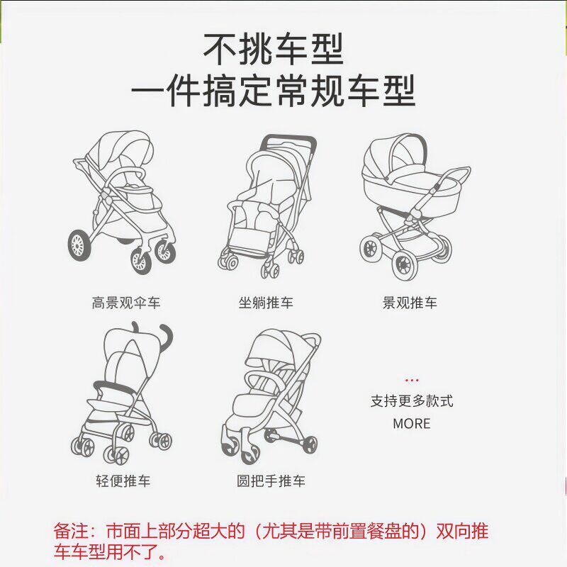 Universal full cover portable encrypted mosquito net for strollers