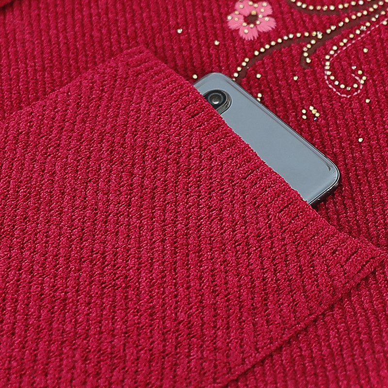 中老年女装马甲秋冬奶奶装针织衫保暖开衫老太太马夹加绒妈妈背心,淘宝优惠券,粉丝福利购,淘宝优惠卷