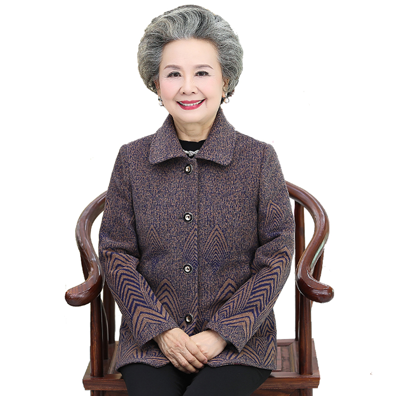 70 60 中老年人毛呢外套女妈妈秋冬装老太太衣服奶奶装春秋季上衣 岁 70 60 中老年人毛呢外套女妈妈秋冬装老太太衣服奶奶装春秋季上衣 岁