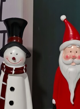 圣诞雪人完美的圣诞节礼物家装饰