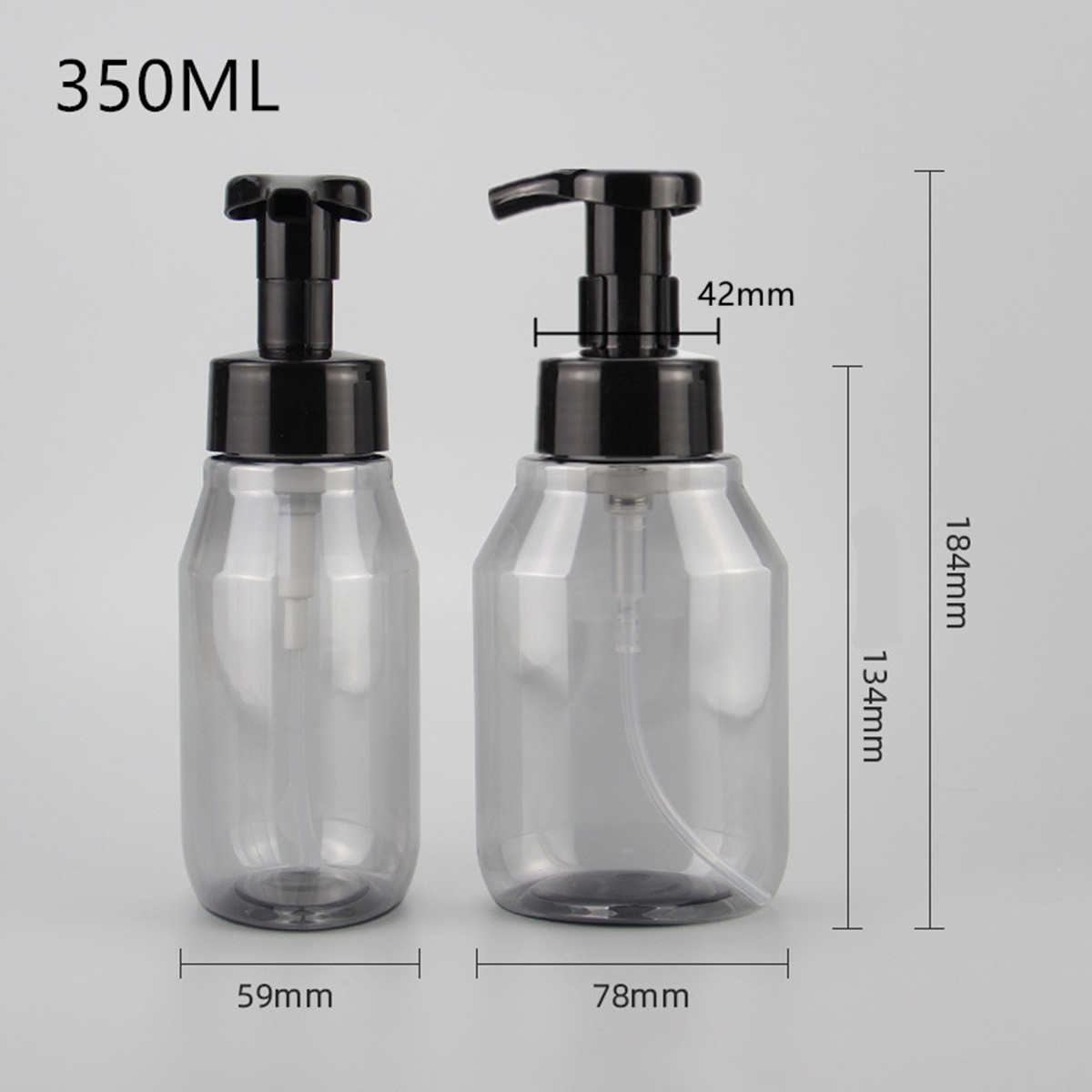 350ML慕斯起泡瓶发泡按压式分装瓶洗发水洗面奶沐浴露洗手液起泡,淘宝优惠券,粉丝福利购,淘宝优惠卷