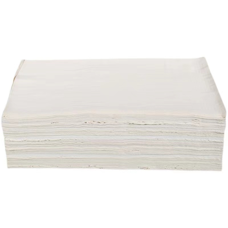 白色擦机布劳保工业抹布吸水吸油布不掉毛厨房地板清洁布碎布 - 图3