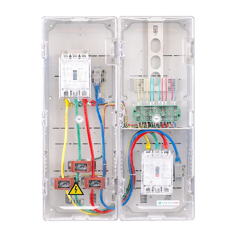 电表箱塑料三相一户外防水透明三相四线明装电箱盒子带CT互感器