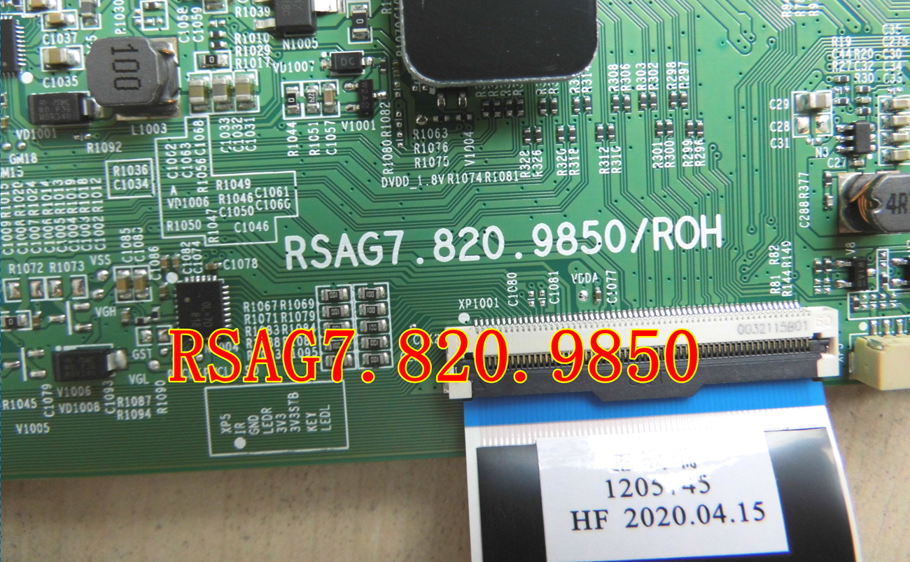 海信H55E3A-Y主板RSAG7.820.9850/ROH配屏HD550V1U72-TOLSK1/-图0