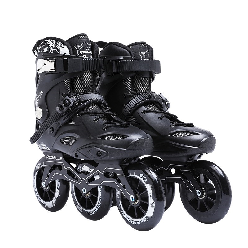 ROSELLE RX6 3-Wheels 110mm Speed Skates Shoes for Asphalt Ro - 图1