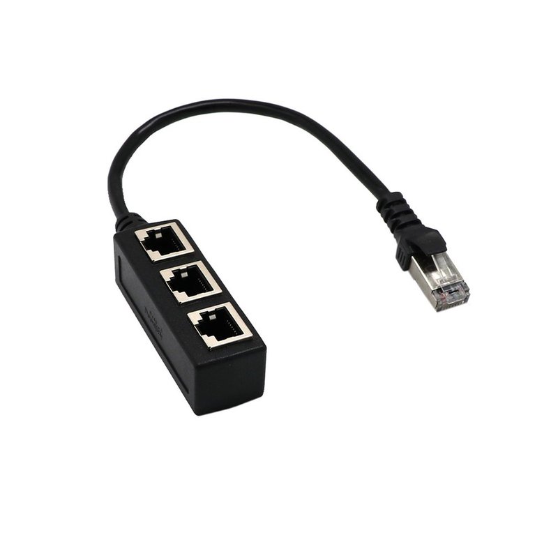 Splitter Ethernet RJ45 Cable Adapter 1 To 3 Port LAN Network - 图2