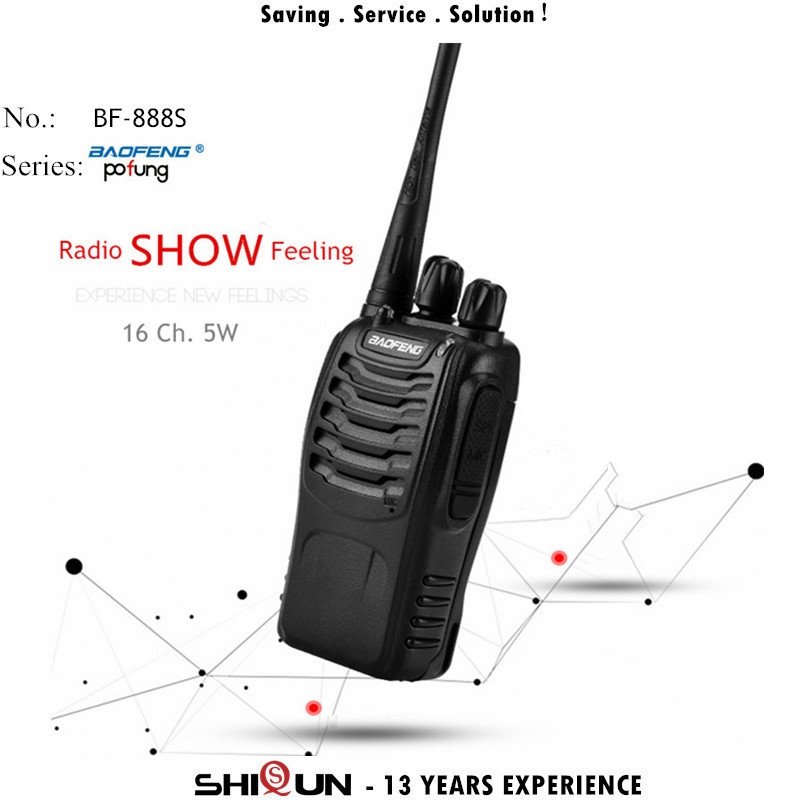 1/2/3/4/6PCS Baofeng BF-888S Walkie Talkie UHF 400-470MHz 88 - 图1