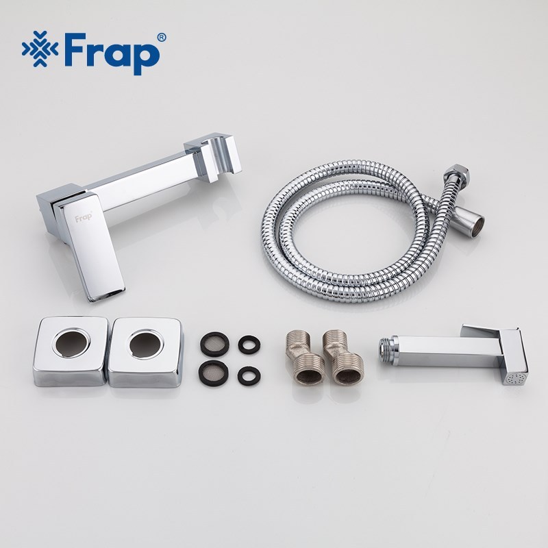 Frap Bidets New Arrival Brass Chrome Bidet Toilet Faucet Sh - 图3