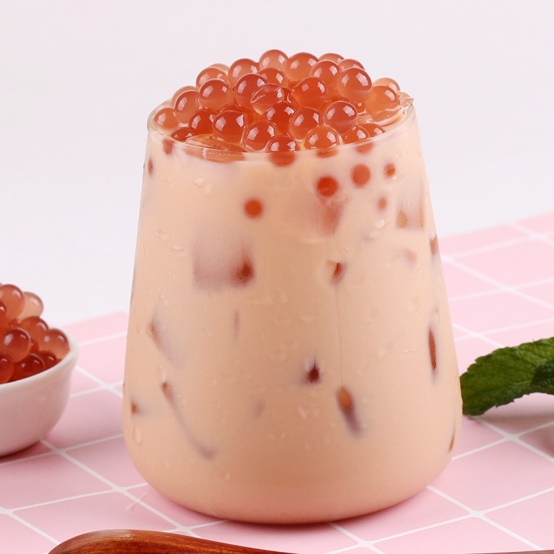 1.2kg葡萄味爆爆珠 奶茶原料甜品辅料配料爆爆蛋 寒天水晶球魔豆