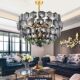Light luxury post-modern art round crystal chandelier