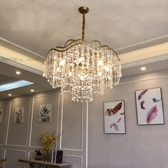 Japanese American chandelier living room creative shell cloakroom