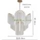 Villa restaurant glass duplex building hollow crystal chandelier