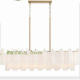 French living room lamp light luxury handmade glass hall main lamp American retro chandelier medieval designer villa