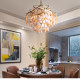Japanese American chandelier living room creative shell cloakroom