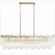 French living room lamp light luxury handmade glass hall main lamp American retro chandelier medieval designer villa