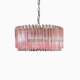 French Murano Murano handmade crystal glass chandelier light luxury middle-aged restaurant bedroom study living room lamp