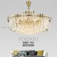 Simple crystal lamps bedroom dining room living room chandelier