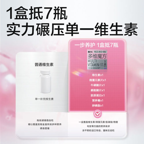 【U先试用】卫仕猫多维魔方冻干猫咪复合维生素牛磺酸赖氨酸试吃 - 图2