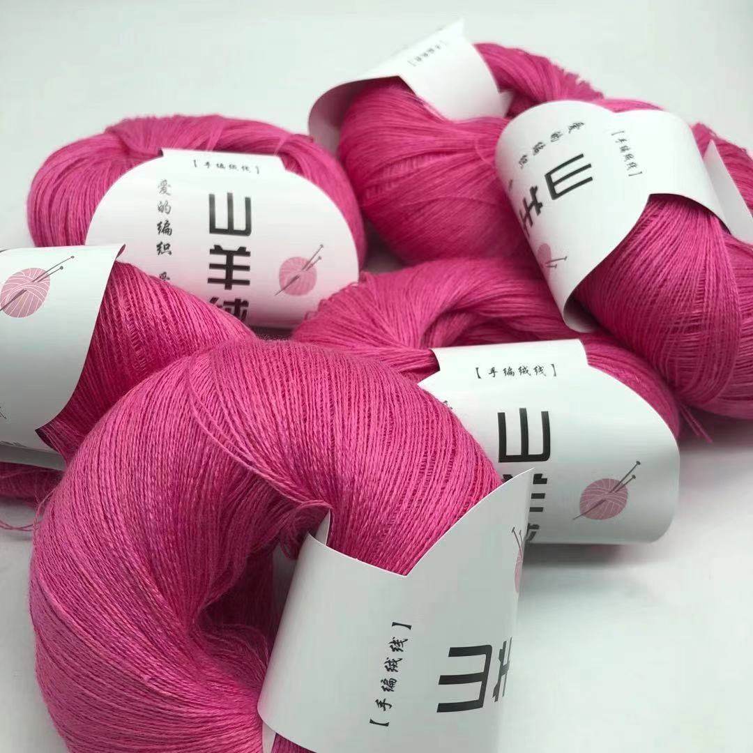 黄金棉羊绒棉 山羊绒线混纺80C20CA 适合宝宝柔软可贴身穿不起球 - 图2