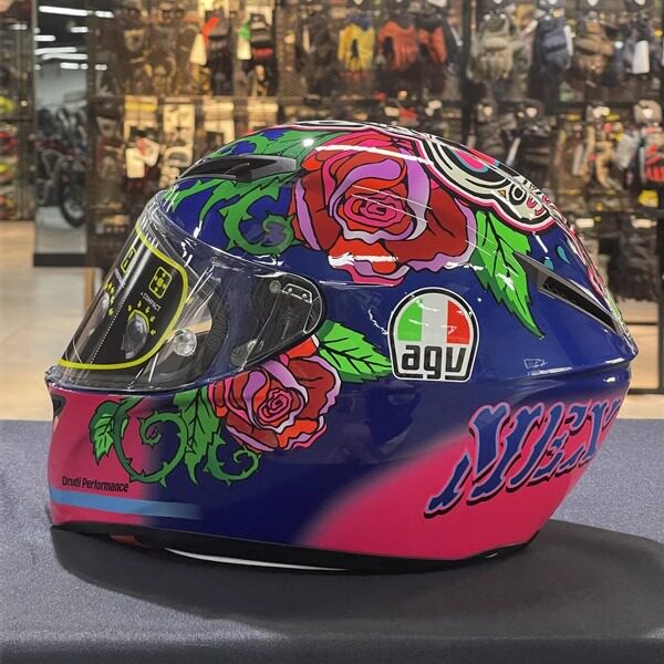 意大利AGV AX-8 VELOCE CORSA PISTA 电动车头盔全盔拉力盔 - 图2