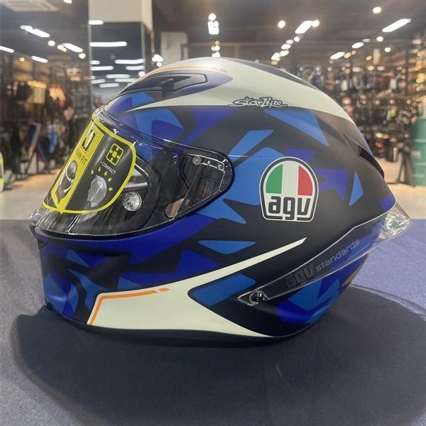 意大利AGV AX-8 VELOCE CORSA PISTA 电动车头盔全盔拉力盔 - 图3