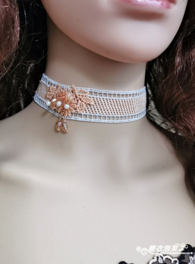 项圈编织欧美项链颈饰糖蕾丝女