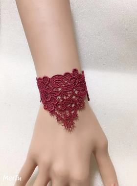 欧美手链手腕带手腕带蕾丝女