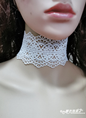 颈纹日韩疤痕颈链脖子糖女